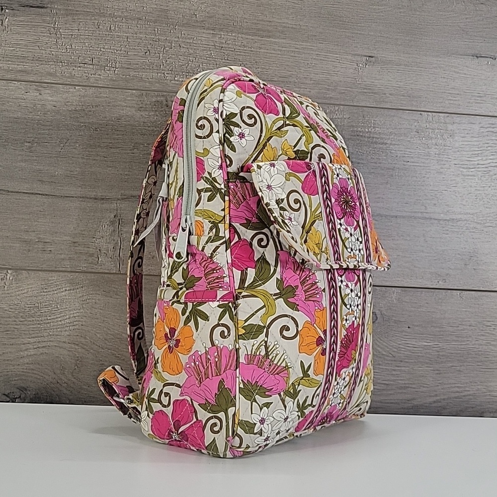 Vera Bradley Small Quilted Floral Backpack - Picture 2 of 14